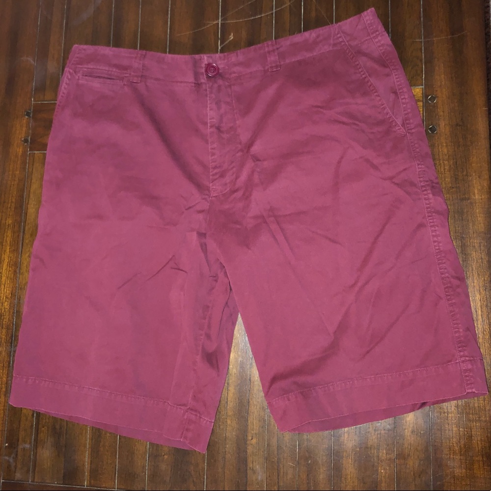 Burgundy Lacoste shorts size 46 (Lacoste sizing)